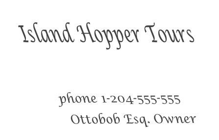 Creation of Island Hopper: Step 3